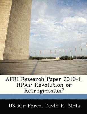 David R Mets - Afri Research Paper 2010-1, Rpas, Häftad