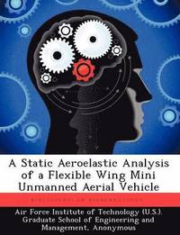 bokomslag Static Aeroelastic Analysis of a Flexible Wing Mini Unmanned Aerial Vehicle