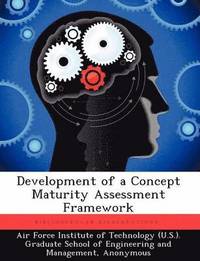 bokomslag Development of a Concept Maturity Assessment Framework