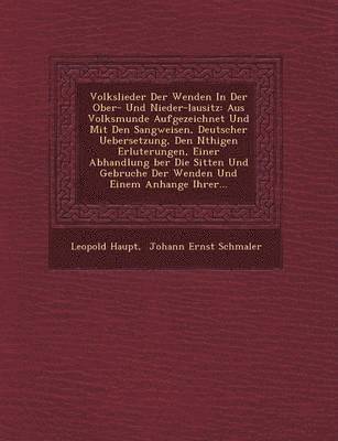 bokomslag Volkslieder Der Wenden in Der Ober- Und Nieder-Lausitz