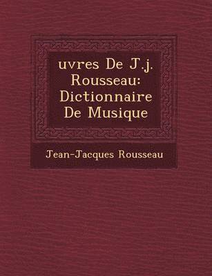 bokomslag Uvres de J.J. Rousseau