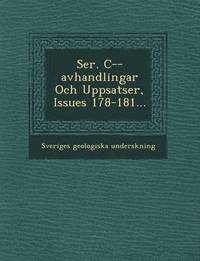 bokomslag Ser. C--Avhandlingar Och Uppsatser, Issues 178-181...