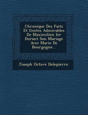 bokomslag Chronique Des Faits Et Gestes Admirables De Maximilien Ier Durant Son Mariage Avec Marie De Bourgogne...