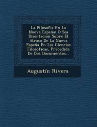 bokomslag Filosofia En La Nueva España