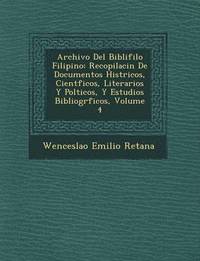 bokomslag Archivo del Bibli Filo Filipino