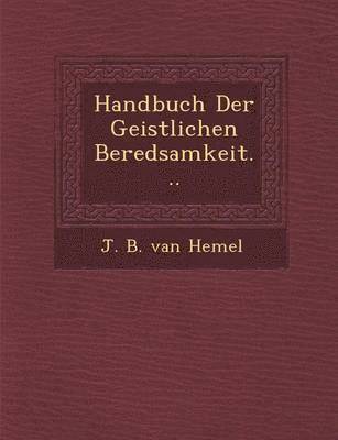 bokomslag Handbuch Der Geistlichen Beredsamkeit...