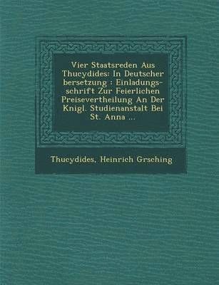 Vier Staatsreden Aus Thucydides 1