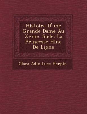 bokomslag Histoire D'Une Grande Dame Au Xviiie. Si Cle