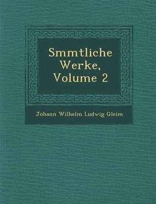 bokomslag S Mmtliche Werke, Volume 2