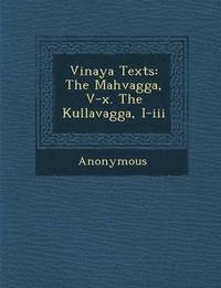 bokomslag Vinaya Texts