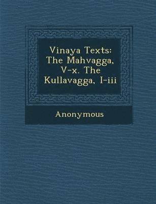 bokomslag Vinaya Texts