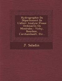 bokomslag Hydrographie Du Departement de l'Allier