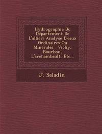 bokomslag Hydrographie Du Département de l'Allier