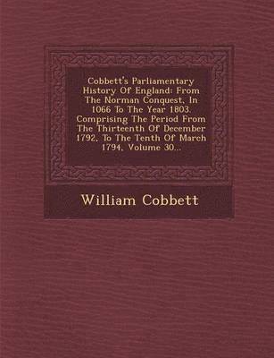 bokomslag Cobbett's Parliamentary History Of England