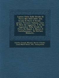 bokomslag Lozioni Fatte Sulle Strade Di Ferro Nel 1833-1854