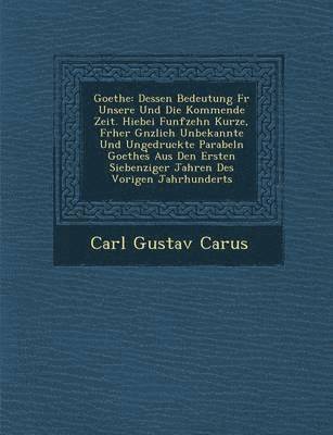 Carl Gustav Carus - Goethe, Häftad
