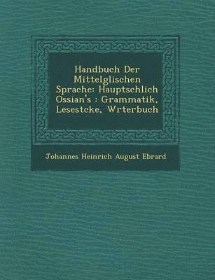 Handbuch Der Mittelg Lischen Sprache 1