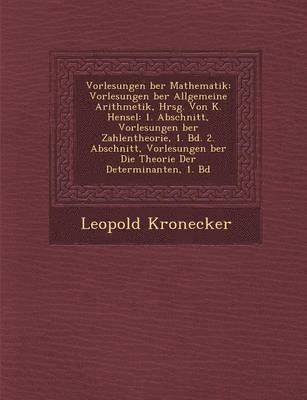 bokomslag Vorlesungen &#65533;ber Mathematik
