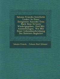 bokomslag Salomo Francks Geistliche Lieder