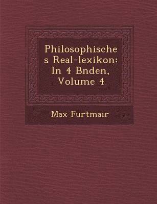 bokomslag Philosophisches Real-Lexikon