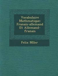 bokomslag Vocabulaire Math Matique