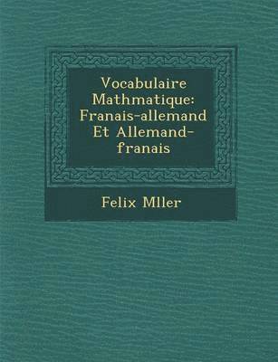 bokomslag Vocabulaire Math Matique
