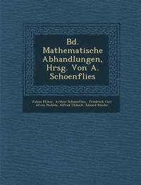 bokomslag Bd. Mathematische Abhandlungen, Hrsg. Von A. Schoenflies