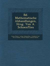 bokomslag Bd. Mathematische Abhandlungen, Hrsg. Von A. Schoenflies