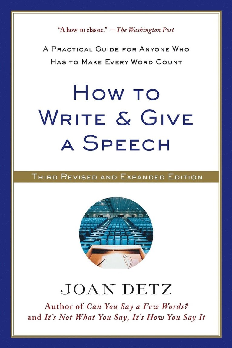 How to Write & Give a Speech 1