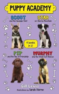 bokomslag Puppy Academy Bindup Books 1-4: Scout And The Sausage Thief, Star On Stormy Mountain, Pip And The Paw Of Friendship, Murphy And The Great Surf Rescue