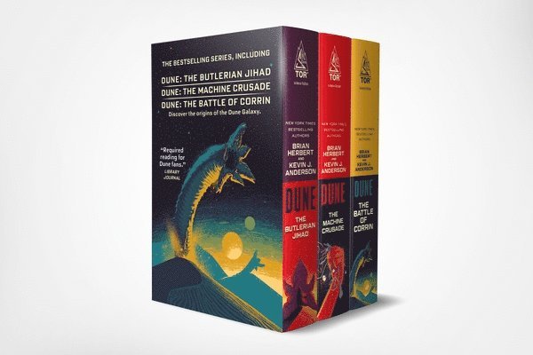 Legends of Dune Mass Market Paperback Boxed Set: The Butlerian Jihad, the Machine Crusade, the Battle of Corrin 1