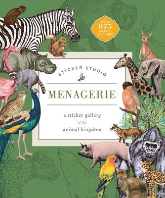 Chloe Standish - Sticker Studio: Menagerie, Inbunden