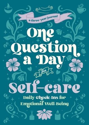 bokomslag One Question a Day for Self-Care (Floral)