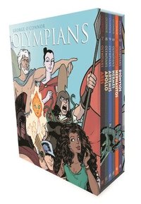 bokomslag Olympians Boxed Set Books 7-12: Ares, Apollo, Artemis, Hermes, Hephaistos, and Dionysos