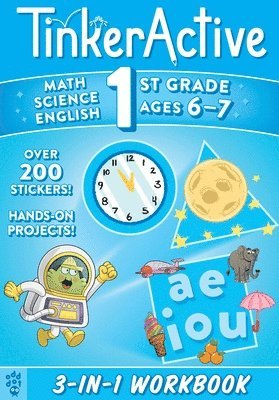Justin Krasner, Megan Hewes Butler - TinkerActive 1st Grade 3-in-1 Workbook, Häftad