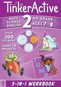 bokomslag TinkerActive 2nd Grade 3-in-1 Workbook