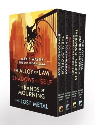 Wax and Wayne, the Mistborn Saga Boxed Set: Alloy of Law, Shadows of Self, Bands of Mourning, and the Lost Metal 1