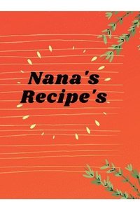 bokomslag Nana's Recipe's