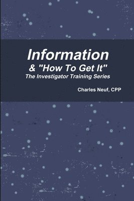 bokomslag Information & &quot;How To Get It&quot;