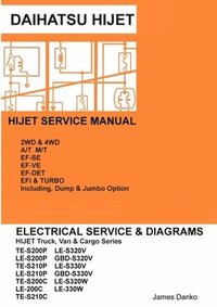 bokomslag Daihatsu Hijet English Electrical Service Manual S200p S210p S320v S330v