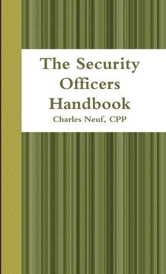 bokomslag The Security Officers Handbook