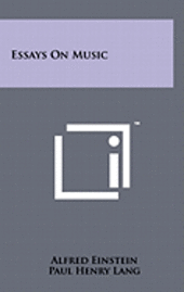 bokomslag Essays on Music