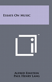 Essays on Music 1