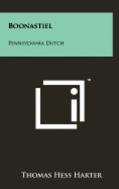 bokomslag Boonastiel: Pennsylvania Dutch