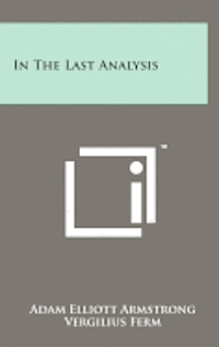In the Last Analysis 1