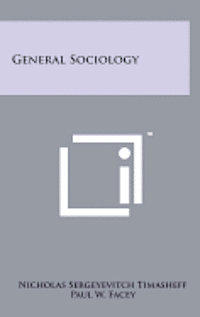bokomslag General Sociology