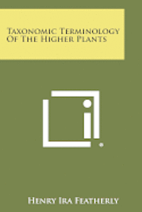 bokomslag Taxonomic Terminology of the Higher Plants