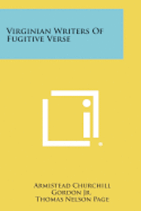 bokomslag Virginian Writers of Fugitive Verse