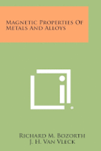 bokomslag Magnetic Properties of Metals and Alloys