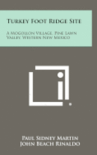 Turkey Foot Ridge Site: A Mogollon Village, Pine Lawn Valley, Western New Mexico 1
